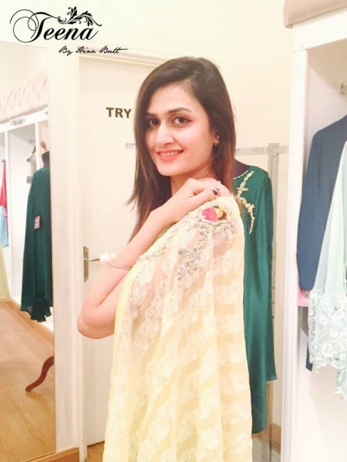 Teena By Hina Butt Winter Wedding Outfits 2015 for Girls 07 Teena By Hina Butt Winter Wedding Outfits 2015 for Girls 07
