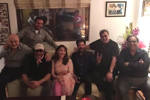 Reunion of the Team of Ram Lakhan at Subhash Ghais House 04 Reunion of the Team of Ram Lakhan at Subhash Ghais House 04
