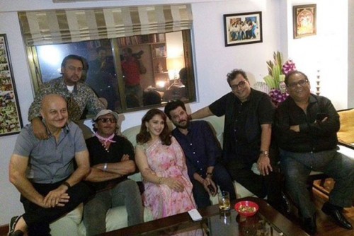 Reunion of the Team of Ram Lakhan at Subhash Ghais House 02 Reunion of the Team of Ram Lakhan at Subhash Ghais House 02