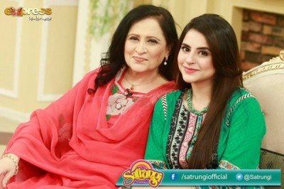 Fatima Effendi with Her Mother and Sister in Morning Show ‘Satrungi’ Fatima Effendi with Her Mother and Sister in Morning Show ‘Satrungi’
