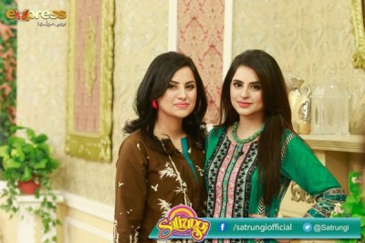 Fatima Effendi with Her Mother and Sister in Morning Show ‘Satrungi’ Fatima Effendi with Her Mother and Sister in Morning Show ‘Satrungi’