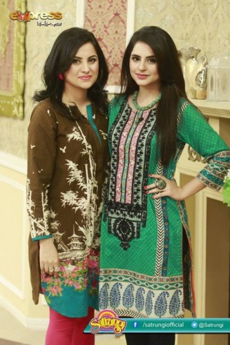 Fatima Effendi with Her Mother and Sister in Morning Show ‘Satrungi’ Fatima Effendi with Her Mother and Sister in Morning Show ‘Satrungi’