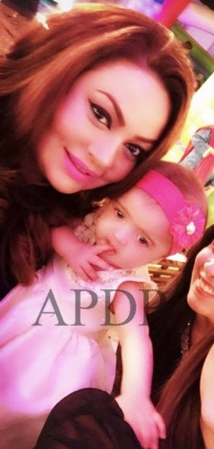 Sadia Imam present with her baby girl. Sadia Imam present with her baby girl.