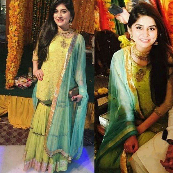 Sanam Baloch At Her Friends Brother Mehndi Fashion 2019