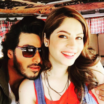 Ahsan Khan and Neelum Muneer