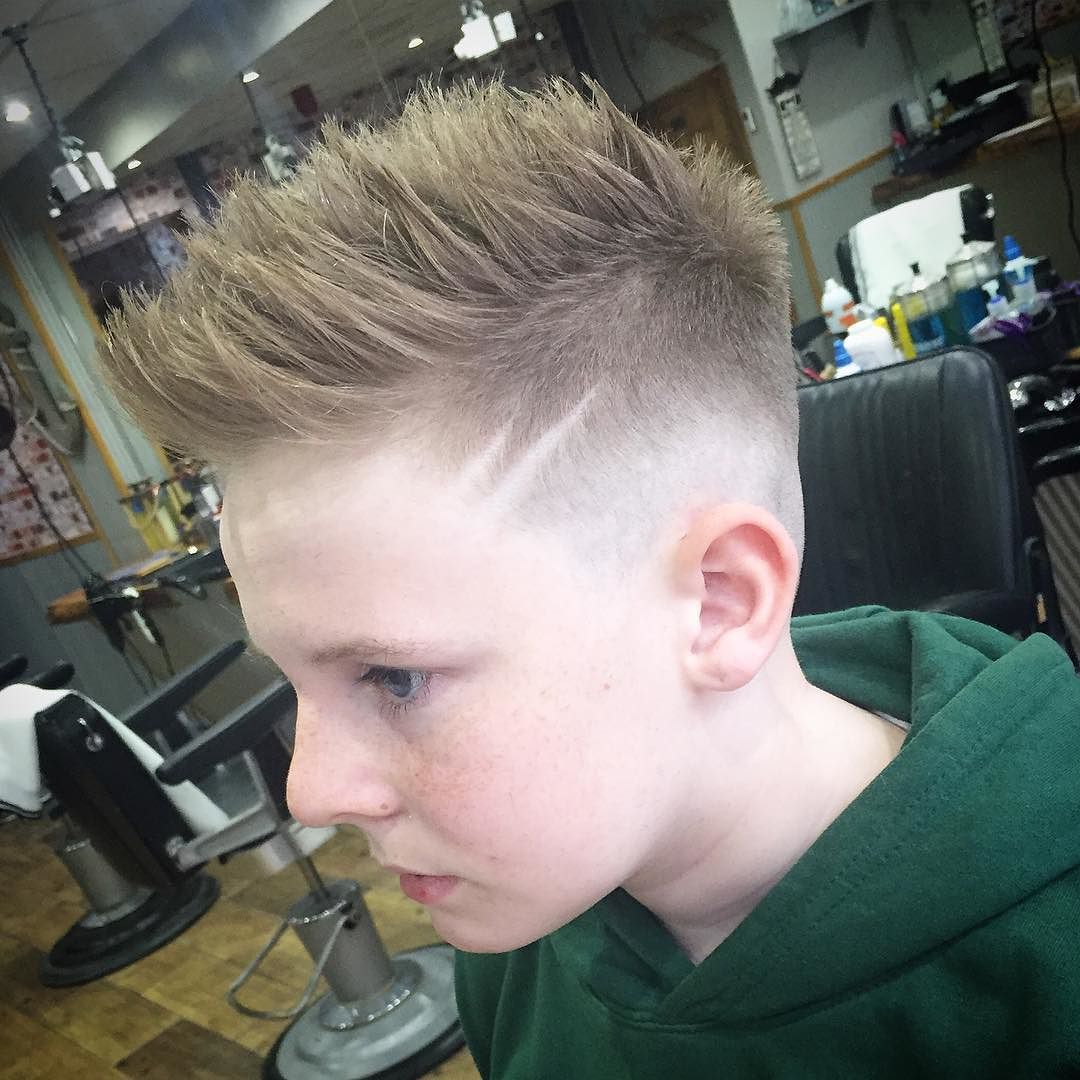 Top Trendy Kids Winter Hairstyles New World Barbers Spiky